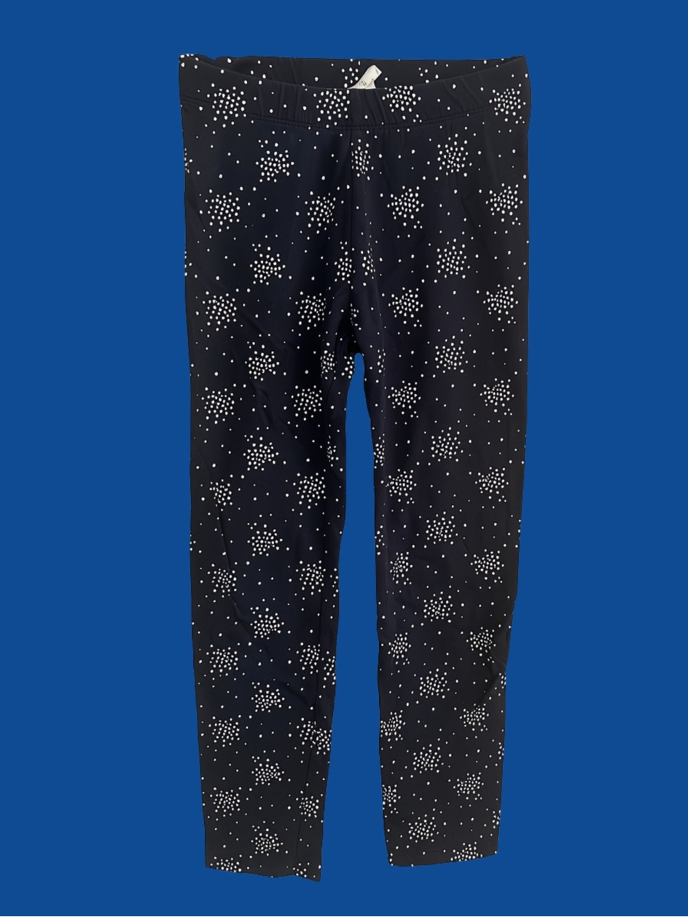 H&M Black Heart Star Burst Leggings SIZE 9-10 YRS Celestial Contrast Cute Basic